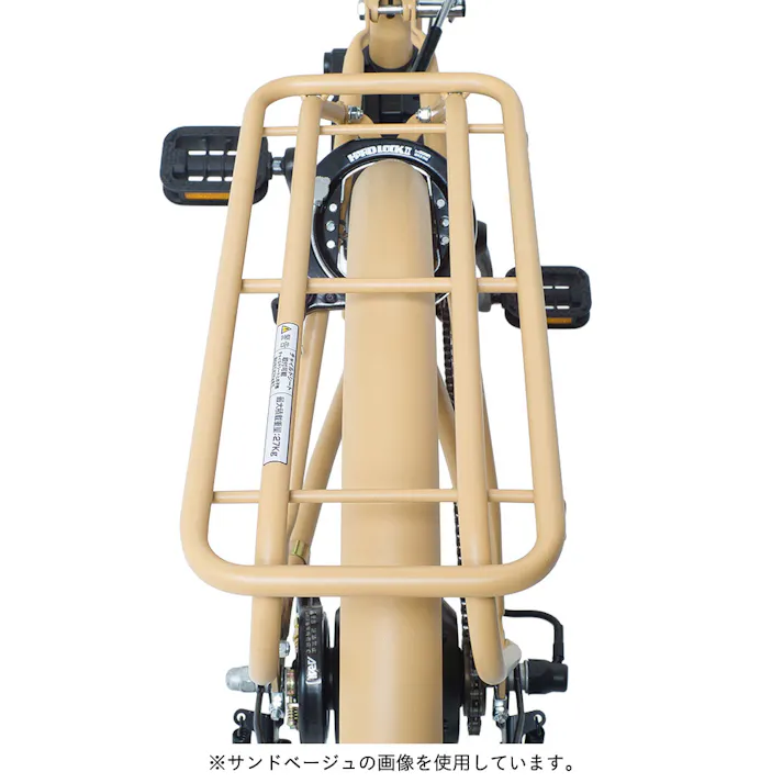 電動アシスト自転車 折りたたみワンモードアシスト EightPrince 26インチ SST-DRO100 ライトベージュ