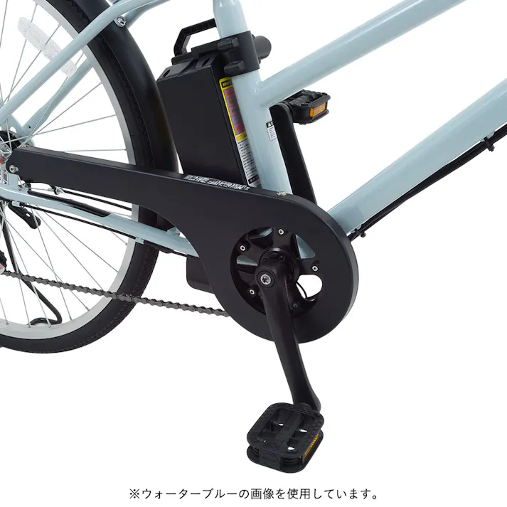 電動アシスト自転車 ワンモードアシスト EightPrince 26インチ 外装6段 SST-ATS266 ミッドナイトグリーン