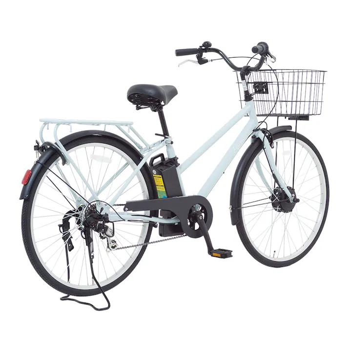 電動アシスト自転車 ワンモードアシスト EightPrince 26インチ 外装6段 SST-ATS266 ウォーターブルー