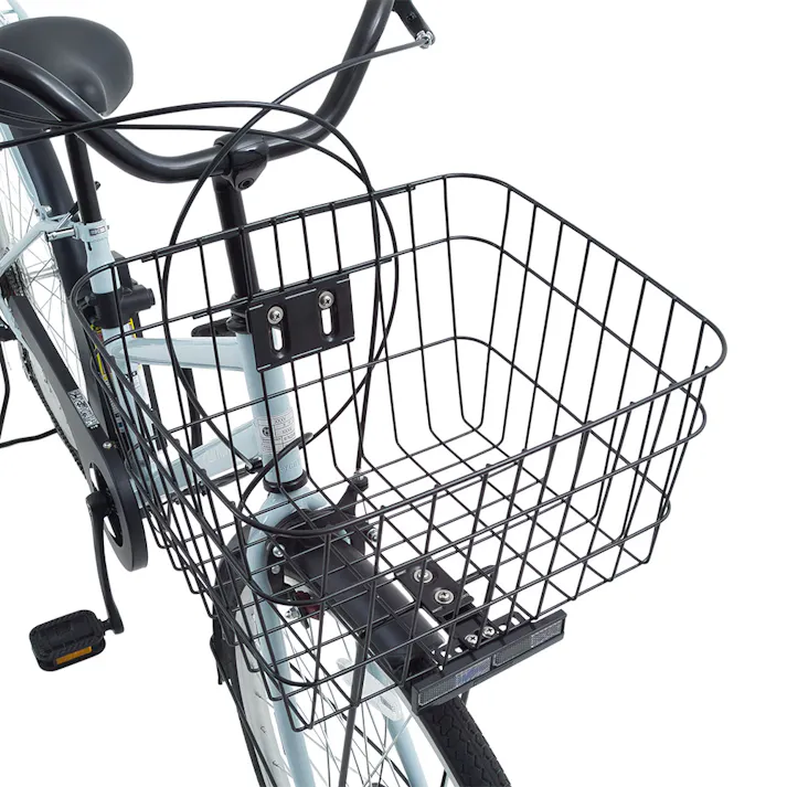 電動アシスト自転車 ワンモードアシスト EightPrince 26インチ 外装6段 SST-ATS266 ウォーターブルー