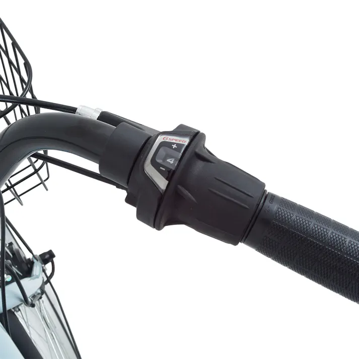 電動アシスト自転車 ワンモードアシスト EightPrince 26インチ 外装6段 SST-ATS266 ウォーターブルー