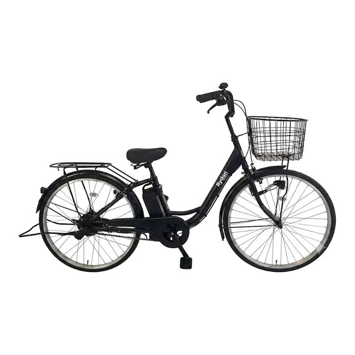 26年モデル 電動アシスト自転車 ワンモードアシスト 26インチ マットブラック