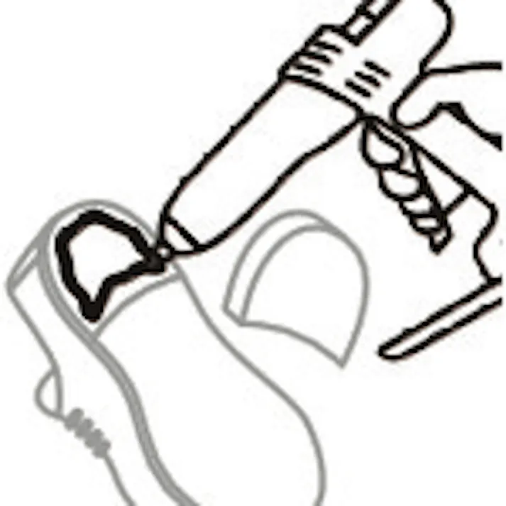 【CAINZ-DASH】三洋ライフマテリアル 中量吐出用 温度可変型グルーガン TS‐9515 TS-9515【別送品】