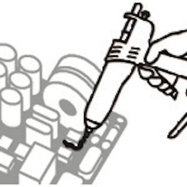 【CAINZ-DASH】三洋ライフマテリアル 中量吐出用 温度可変型グルーガン TS‐9515 TS-9515【別送品】