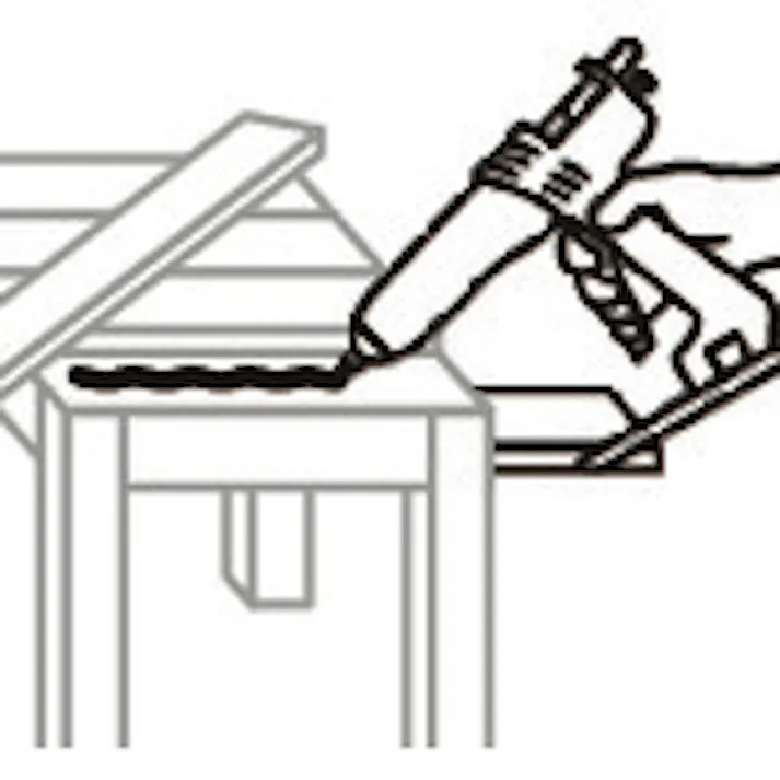 【CAINZ-DASH】三洋ライフマテリアル ホットメルト マイティスティック 800MT(25cm) 800MT【別送品】