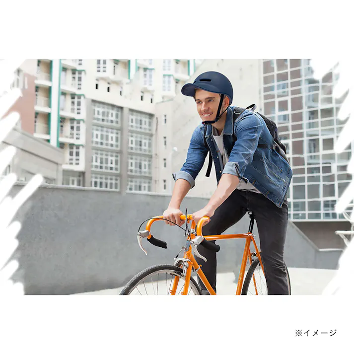 シティサイクルヘルメット ネイビー SG認証付き