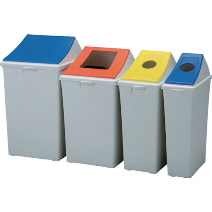 【CAINZ-DASH】E-CON 分別ペール用フタ ダストボックス 808320 #70フタ丸穴ブルー 80832003WHBLE【別送品】