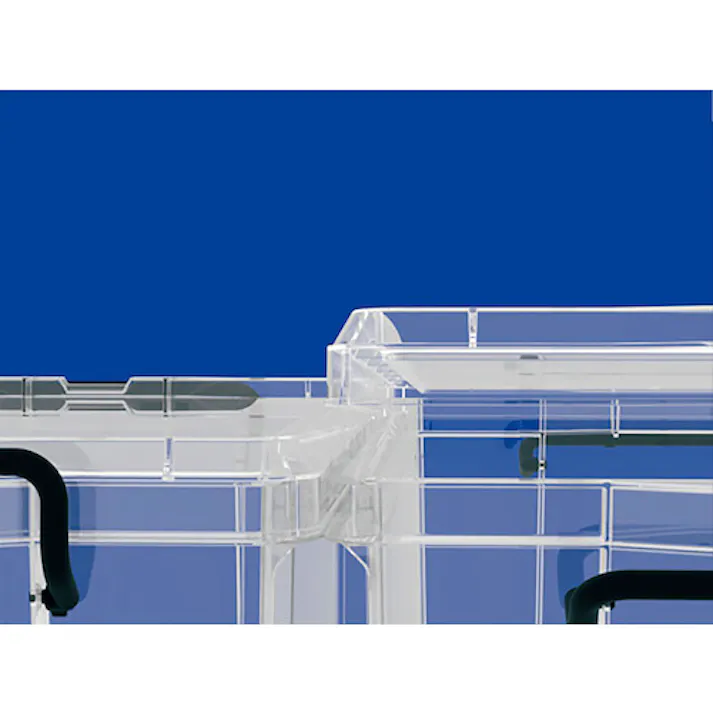 【CAINZ-DASH】E-CON 透明フタ付きボックス 200783 エコンボックス#7Hセット【4.4L、338×193×111】 20078301TMBK901【別送品】