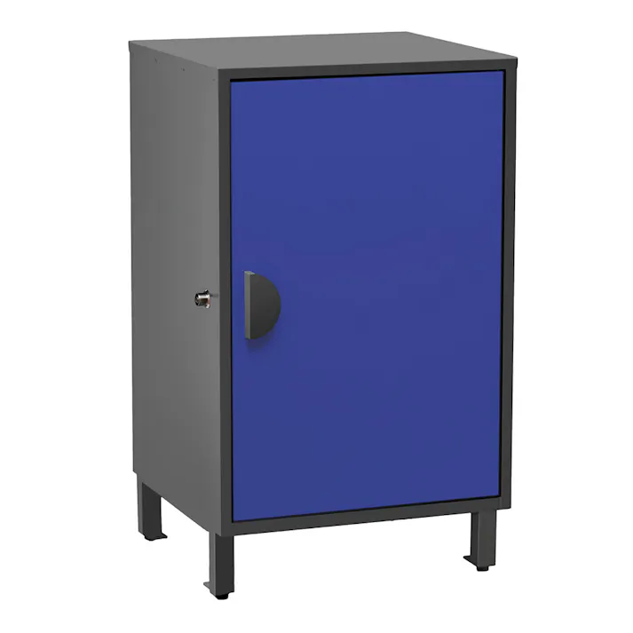 PYKES PEAK 宅配ボックス クレア プルシャンブルー 幅38cm 高さ64cm 奥行35cm【別送品】