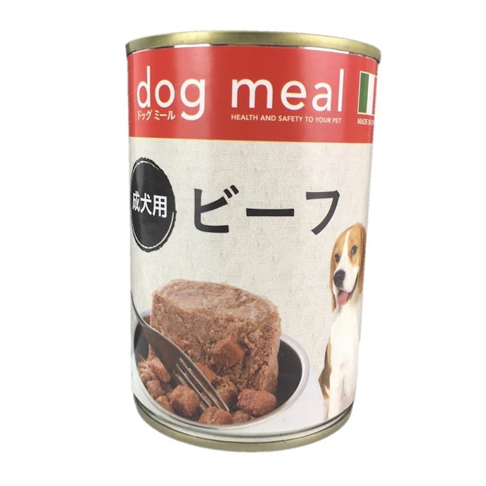 ドッグミール缶 ビーフ 成犬用 400g