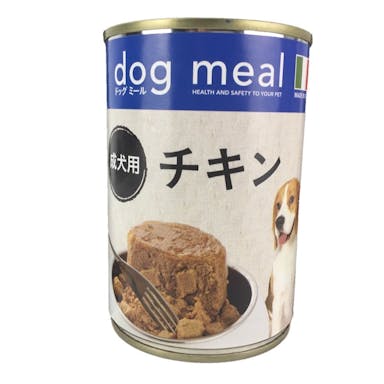 ドッグミール缶 チキン 成犬用 400g