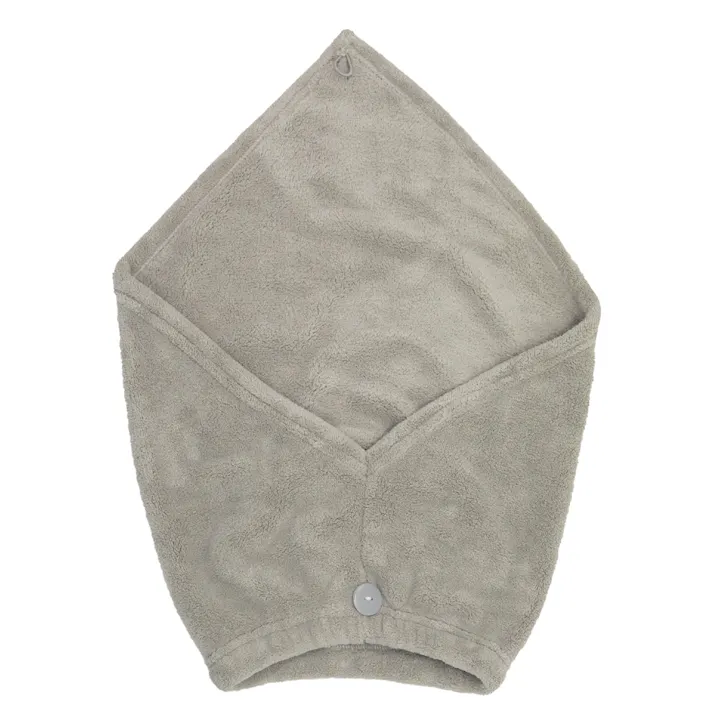 カラリデイ 吸水ヘアターバン グレー