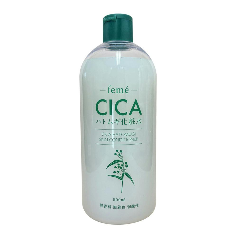 CICA ハトムギ化粧水 無香料 無着色 弱酸性 500ml
