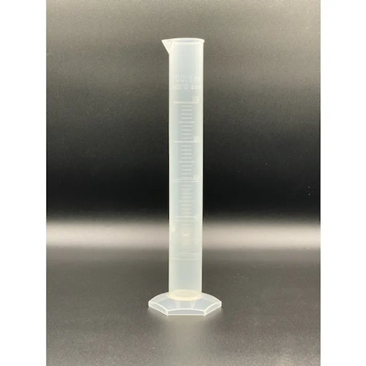 【CAINZ-DASH】ユラボジャパン 1255-04 メスシリンダー(エンボス)100ml 4205-1141【別送品】