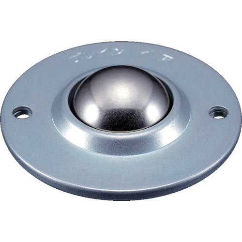 【CAINZ-DASH】エイテック ボールキャスター　プレインベア　ゴミ排出穴付　上向き用　スチール製　ＰＶ５０ＵＨ　許容荷重５０ｋｇ PV50UH【別送品】