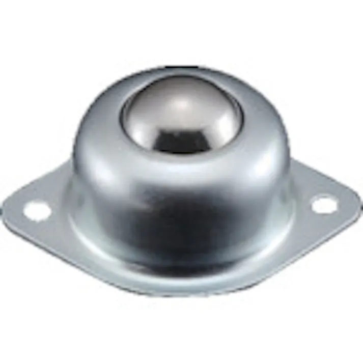 【CAINZ-DASH】エイテック ボールキャスター プレインベア 上向き用 スチール製 PV80 許容荷重200kg PV80【別送品】