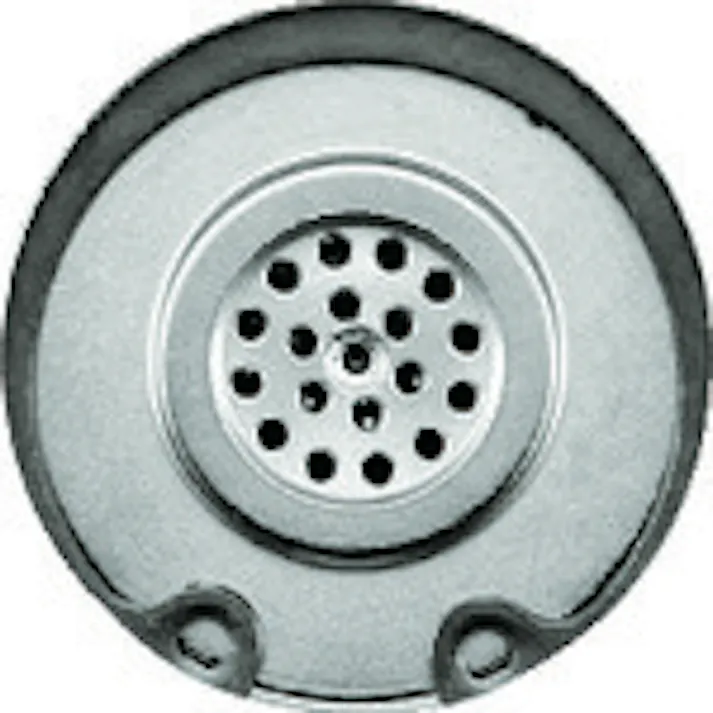 【CAINZ-DASH】エイテック ボールキャスター プレインベア ゴミ排出穴付 上向き用 フランジタイプ スチール製 PV160FH 許容荷重300kg PV160FH【別送品】