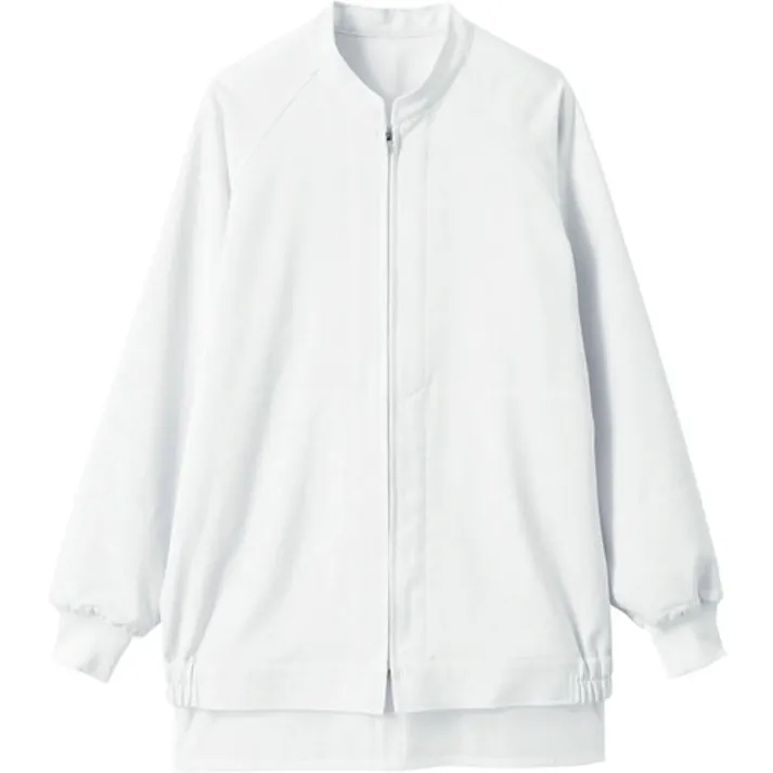 【CAINZ-DASH】サーヴォ 長袖ジャンパー 食品工場 白衣 衛生 ホワイト SS LT-493-A9-SS【別送品】