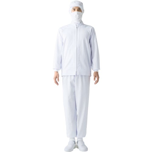 CAINZ-DASH】サーヴォ 長袖ジャンパー 食品工場 白衣 衛生 ホワイト