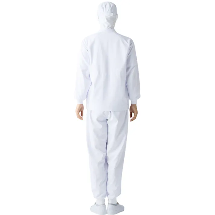 【CAINZ-DASH】サーヴォ 長袖ジャンパー 食品工場 白衣 衛生 ホワイト SS LT-493-A9-SS【別送品】