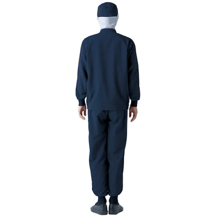 【CAINZ-DASH】サーヴォ ホッピングパンツ 食品工場 白衣 衛生 ネイビー L CD-694-K3-L【別送品】