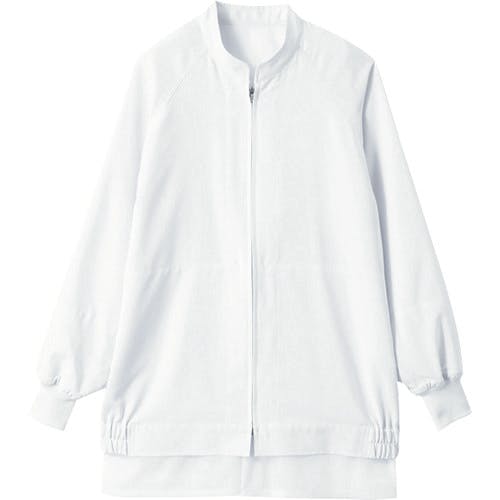 【CAINZ-DASH】サーヴォ 長袖ジャンパー　食品工場　白衣　衛生　ホワイト　Ｌ AQ-495-A9-L【別送品】