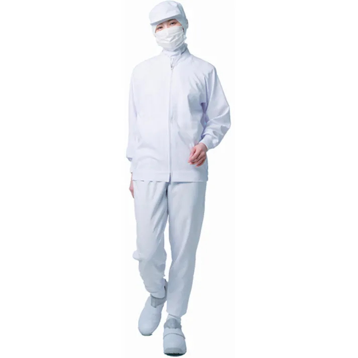 【CAINZ-DASH】サーヴォ ホッピングパンツ 食品工場 白衣 衛生 ホワイト M AQ-795-A9-M【別送品】