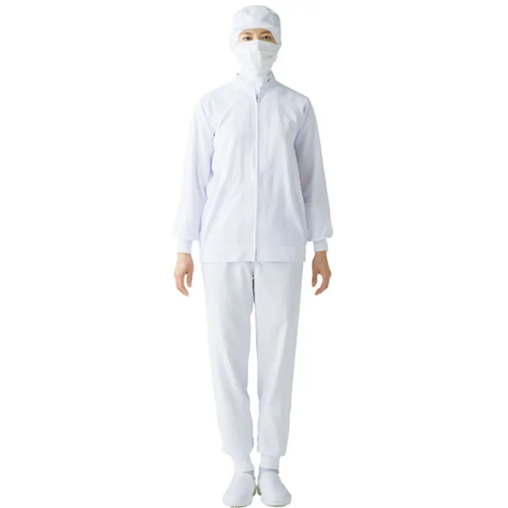 【CAINZ-DASH】サーヴォ ホッピングパンツ 食品工場 白衣 衛生 ホワイト LL AQ-795-A9-LL【別送品】