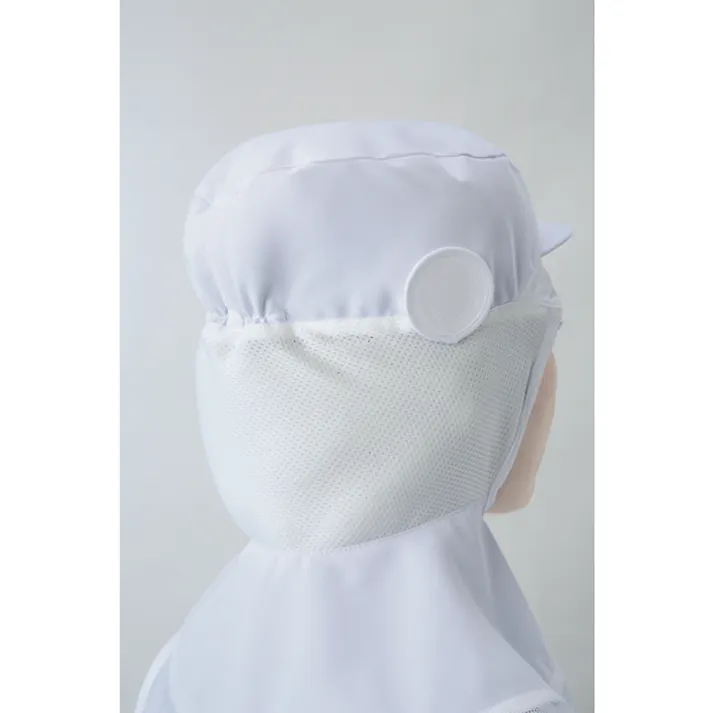 【CAINZ-DASH】サーヴォ ロングフード 衛生帽子 サックス M CD-590-K1-M【別送品】