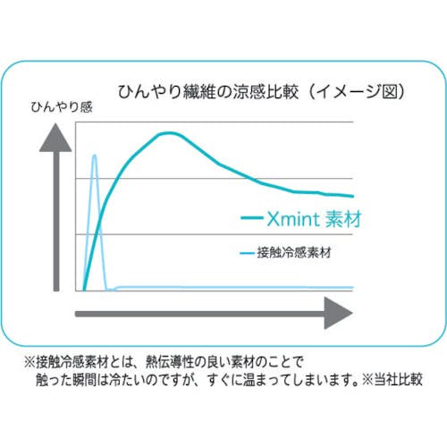 CAINZ-DASH】室谷 Ｘｍｉｎｔインナーシャツ Ｍサイズ MX111-BK/M 