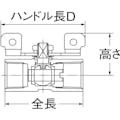 【CAINZ-DASH】オンダ製作所 ＳＢＦＳ２型（レデューストボア）　Ｒｃ１／４　Ｔハンドル SBFS2-T08【別送品】