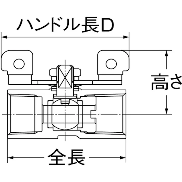 【CAINZ-DASH】オンダ製作所 SBFS2型(レデューストボア) Rc3/4 Tハンドル SBFS2-T20【別送品】