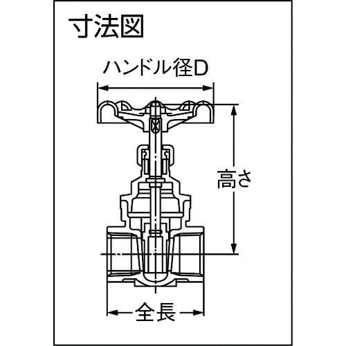 CAINZ-DASH】オンダ製作所 ＳＶＧ２型（ゲートバルブ） Ｒｃ１／２