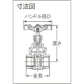 【CAINZ-DASH】オンダ製作所 ＳＶＧ２型（ゲートバルブ）　Ｒｃ３／４ SVG2-20【別送品】