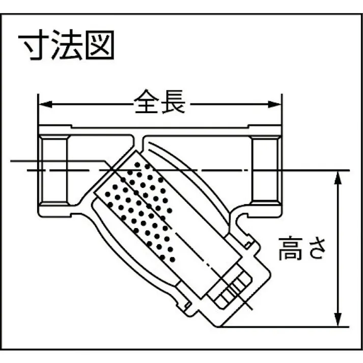 【CAINZ-DASH】オンダ製作所 SVY2型(Y形ストレーナー) Rc3/4 SVY2-20【別送品】