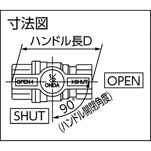 CAINZ-DASH】オンダ製作所 ＦＦ型（フルボア） Ｒｃ２ Ｔハンドル FF