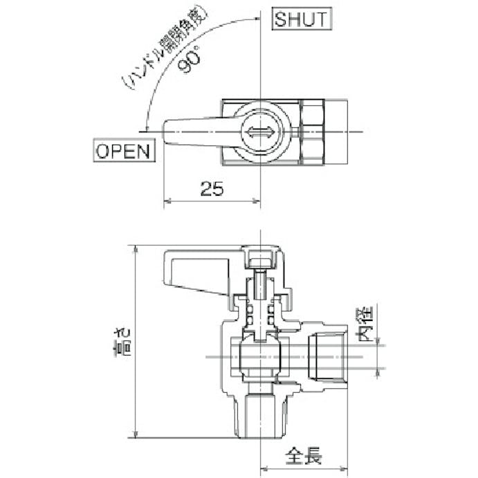 【CAINZ-DASH】オンダ製作所 フリーボールＭＬ１型　Ｒｃ３／８　×　Ｒｃ３／８ ML1-10【別送品】