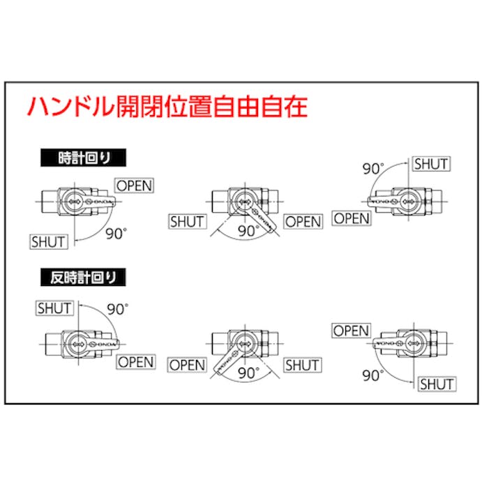 【CAINZ-DASH】オンダ製作所 フリーボールＭＬ２型　Ｒ１／８　×　Ｒｃ１／８ ML2-06【別送品】