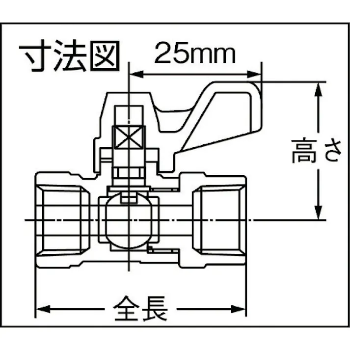 【CAINZ-DASH】オンダ製作所 イーボールME1型 Rc1/8 × Rc1/8 ME1-06M【別送品】