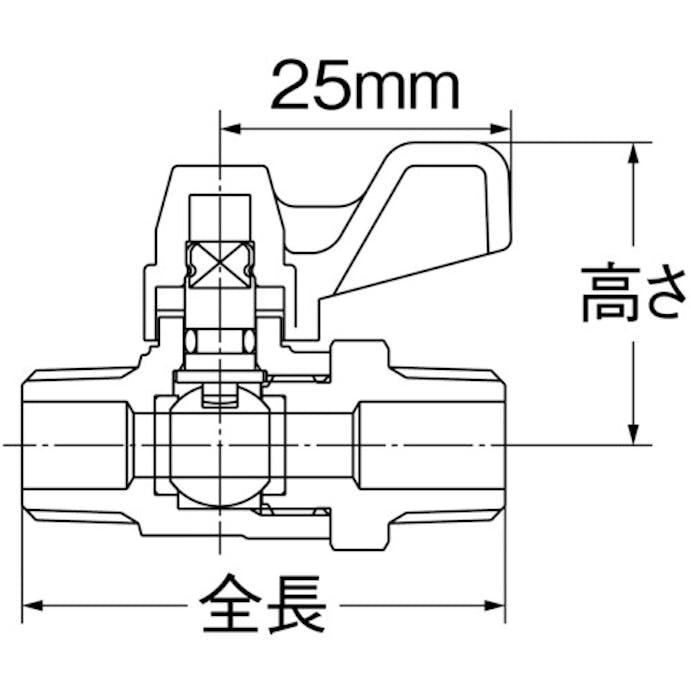 【CAINZ-DASH】オンダ製作所 イーボールＭＥ３型　Ｒ３／８　×　Ｒ３／８ ME3-10M【別送品】