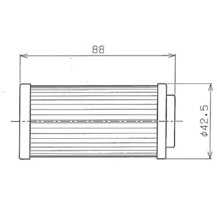 【CAINZ-DASH】ヤマシンフィルタ ラインフィルタ DT-04シリーズ用交換用エレメント DTE-04-A-10X【別送品】