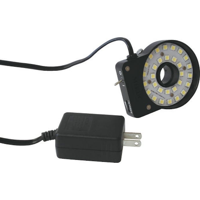 【CAINZ-DASH】ミラック光学 工作顕微鏡　白色リングＬＥＤ照明装置ＭＬ－１　コード長さ１．８ｍｍ ML-1【別送品】