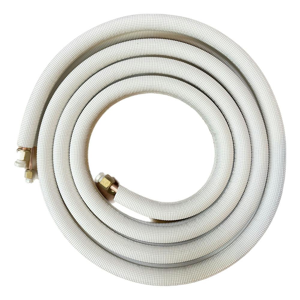 MF エアコンペアチューブ 2分3分 フレア加工済 ナット付 5m ペアコイル