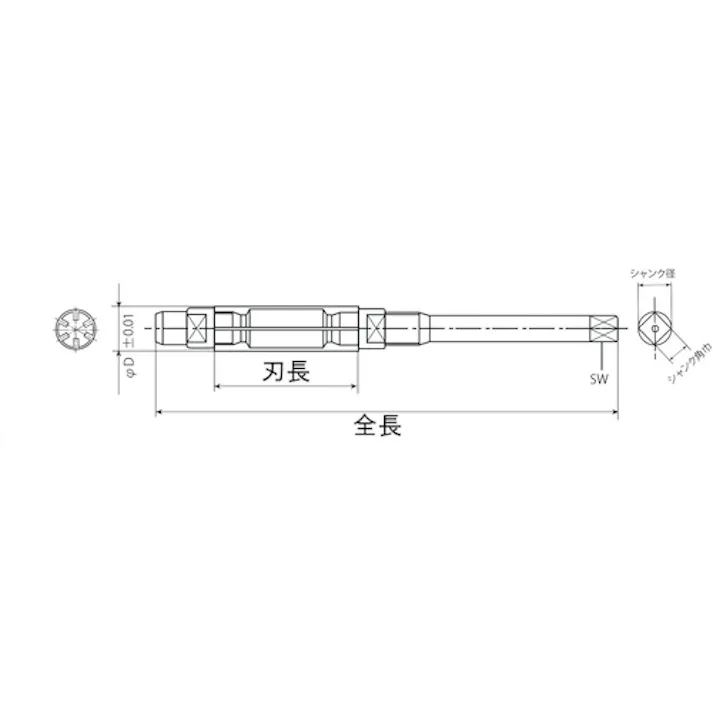 【CAINZ-DASH】ベック アジャスタブルリーマー AJR012011-0- 8.0【別送品】