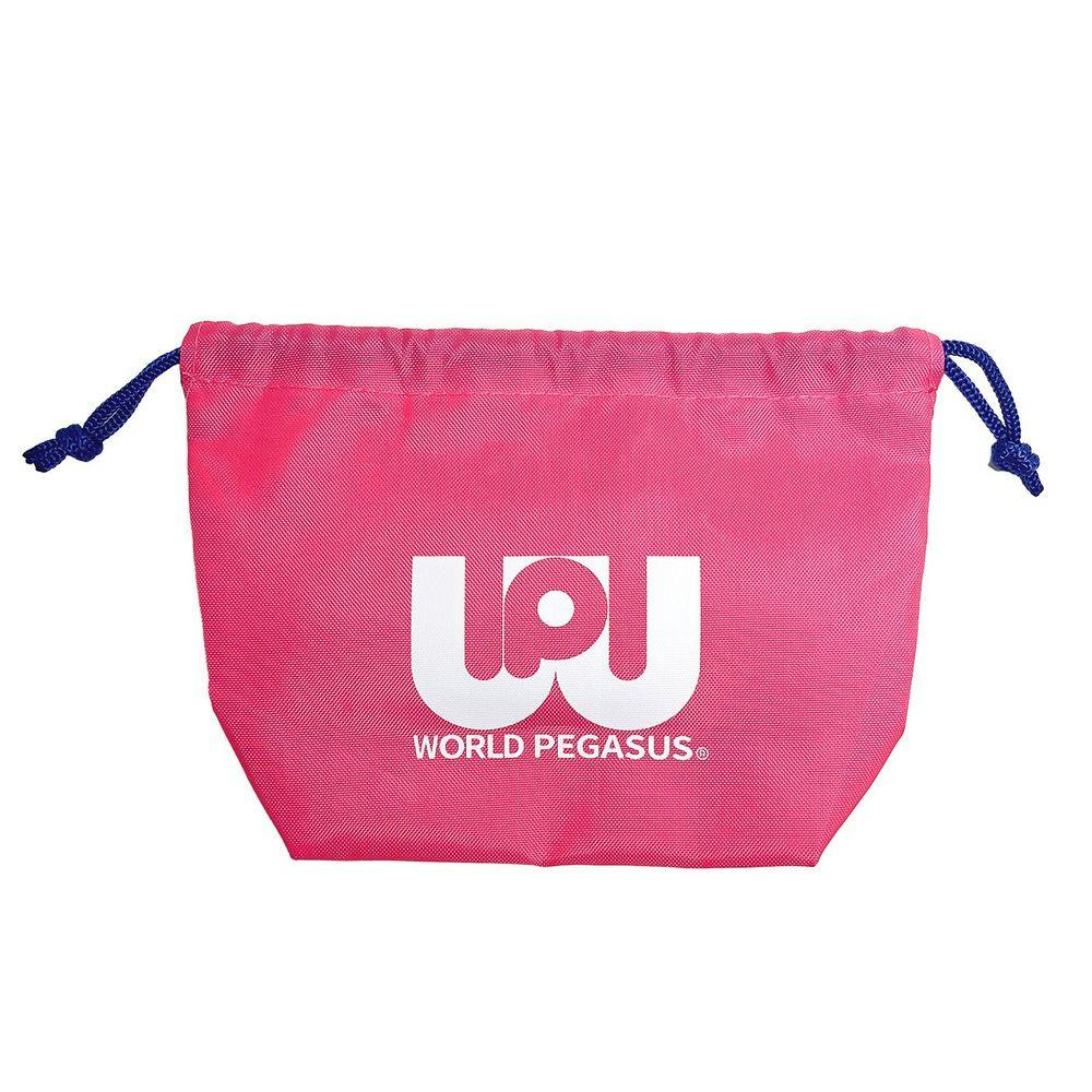 ワールドペガサス 巾着ポーチ ピンク | 文房具・事務用品 通販