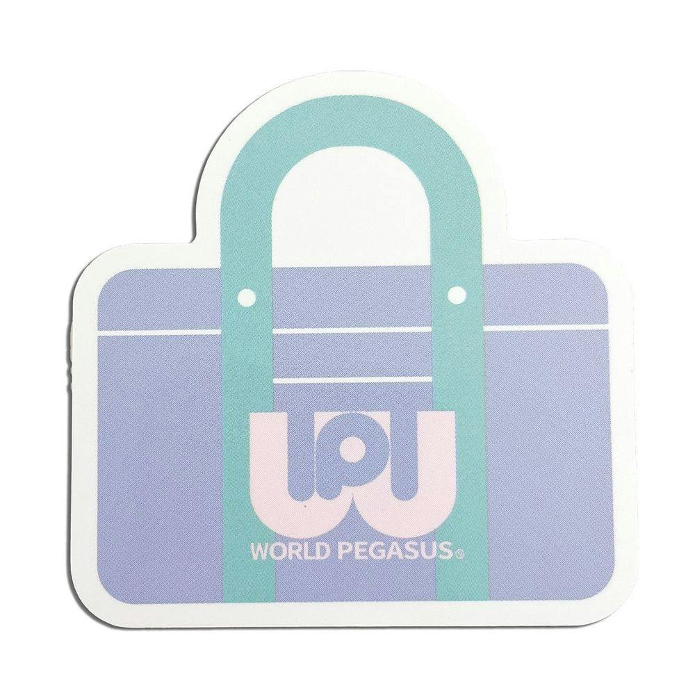 ワールドペガサス ダイカットステッカー ライラック マグネット