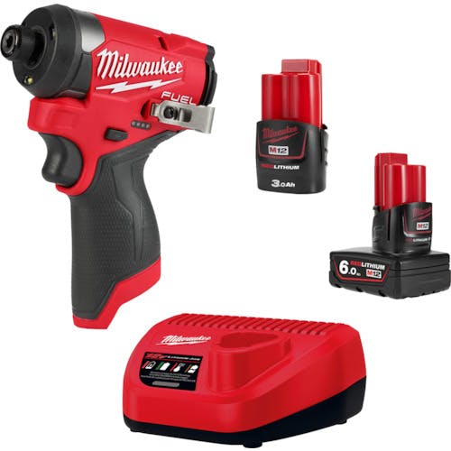 ミルウォーキーツール・ジャパン合同会社 M12 FUELインパクトドライバー6.0AH&3.0AHキット M12 FID2-632X JP 充電インパクトドライバー ミルウォーキーツール・ジャパン合同会社 M12 FUELインパクトドライバー6.0AH&3.0AHキット M12 FID2-632X JP 充電インパクトドライバー