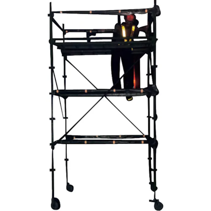 【CAINZ-DASH】シーズ 「養生の匠」吊り足場用反射板PPシート(夜間対応)幅24cm 長さ2.5m NST000046【別送品】