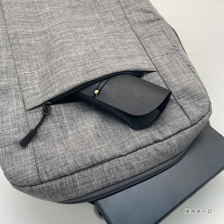 底が丈夫なリュック 12L グレー