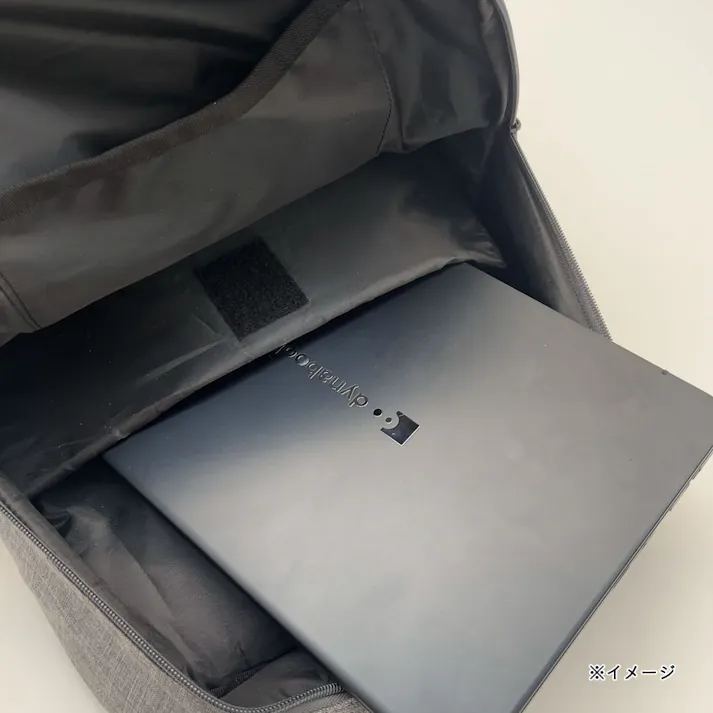 底が丈夫なリュック 14L グレー